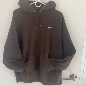 Brown Nike hoodie